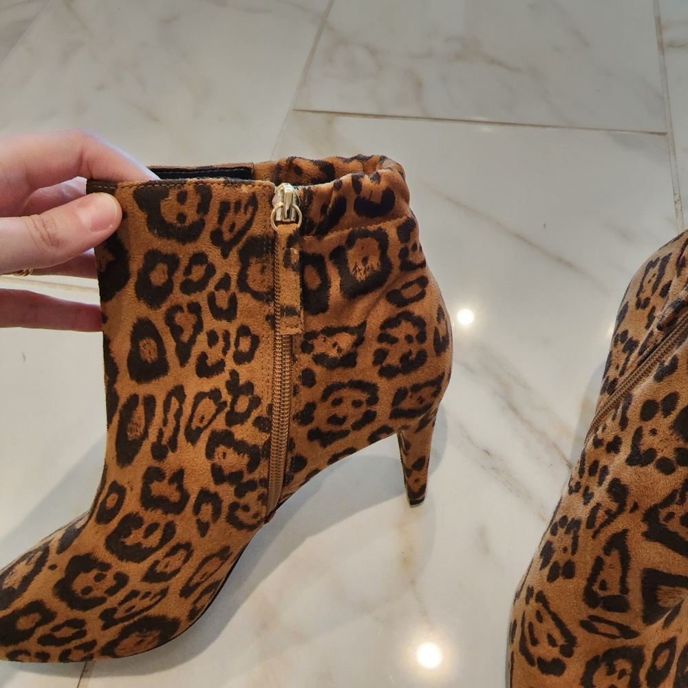 Leopard Print Booties - image 2
